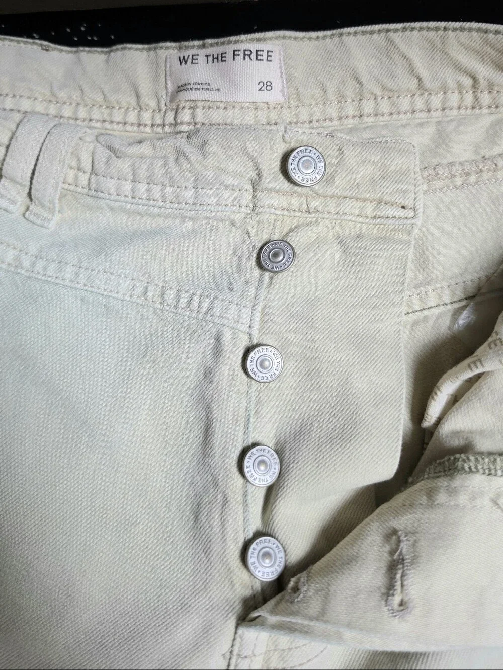 NWOT We The Free Give & Take Baggy Wide Leg Jeans Sample
